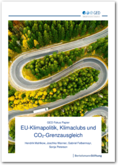 Cover EU-Klimapolitik, Klimaclubs und CO2-Grenzausgleich